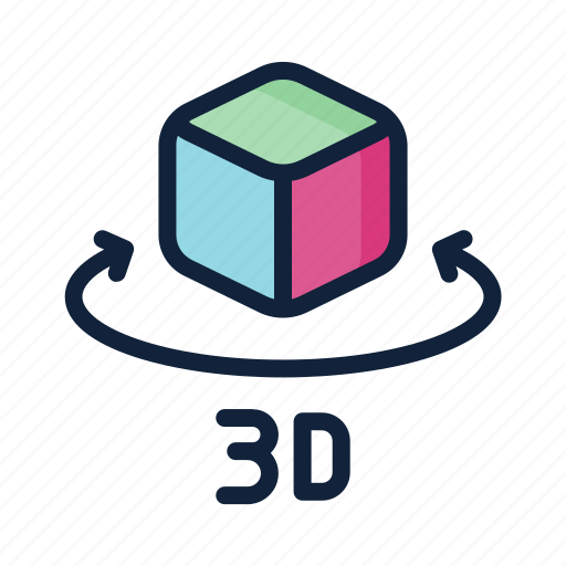 Cube, digital, 3 dimension, dimension icon - Download on Iconfinder