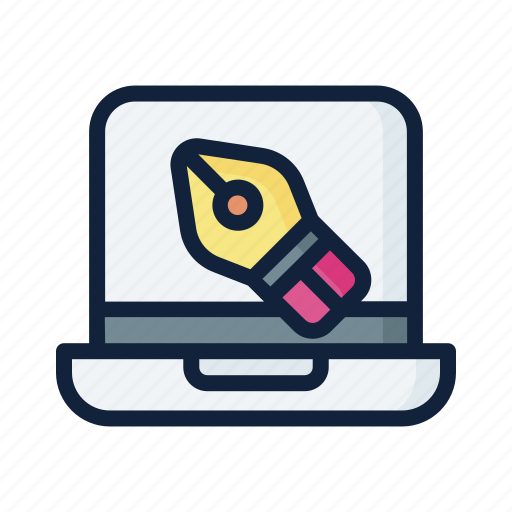 Computer, web, pen tool icon - Download on Iconfinder