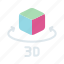 cube, digital, 3d dimension, dimension 