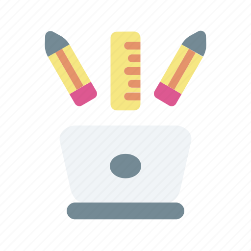 Pencil, ruler, thinking, work icon - Download on Iconfinder
