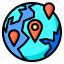 location, earth, world, pin, delivery 