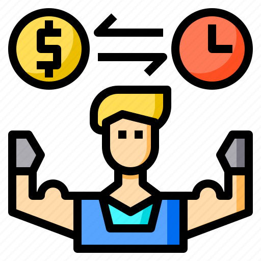 Process, work, man, time, success icon - Download on Iconfinder