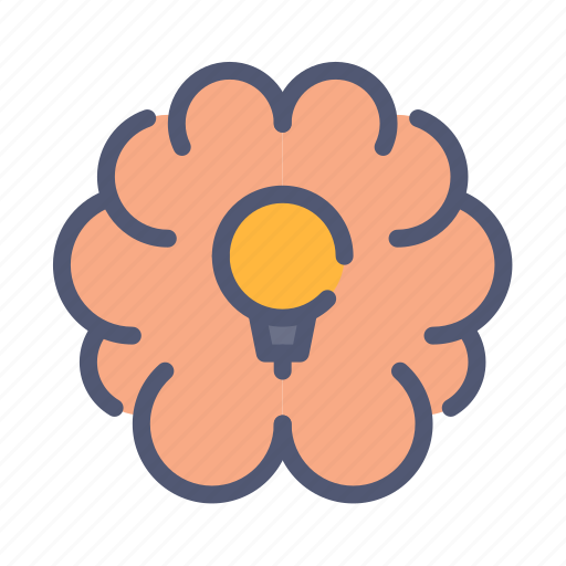 Brain, idea, bulb, thinking icon - Download on Iconfinder