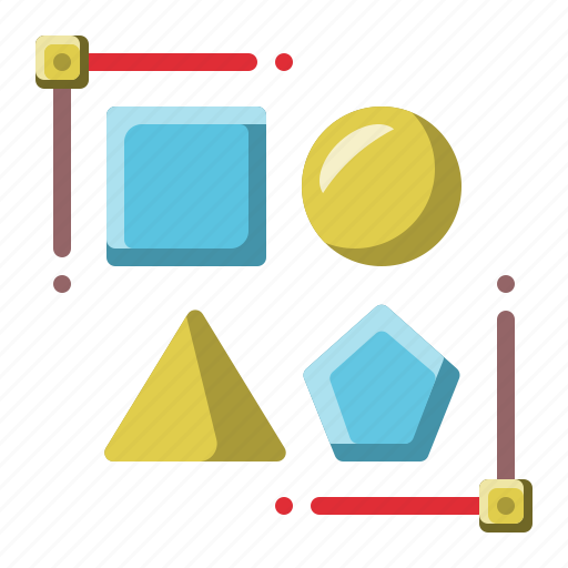 Shape, geometry, box, circle, triangle icon - Download on Iconfinder