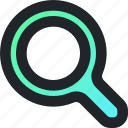 zoom, search, lens, magnifier, research, optical, design tools 