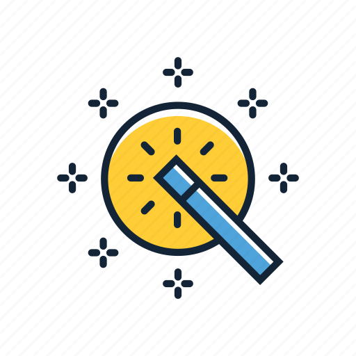 Enhance, auto enhance, auto select, magic wand, quick selection, wand icon - Download on Iconfinder