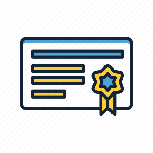 Certificate, achievement, award, badge, success icon - Download on Iconfinder