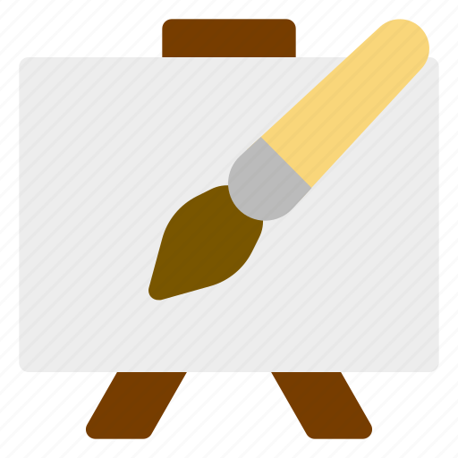 Brush, canvas, designer, paintbrush icon - Download on Iconfinder