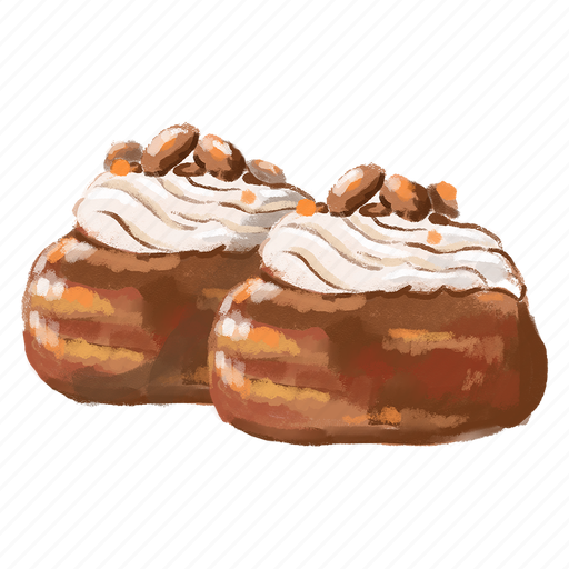 Praline, cream, puff, dessert, sweet, bakery, bread icon - Download on Iconfinder