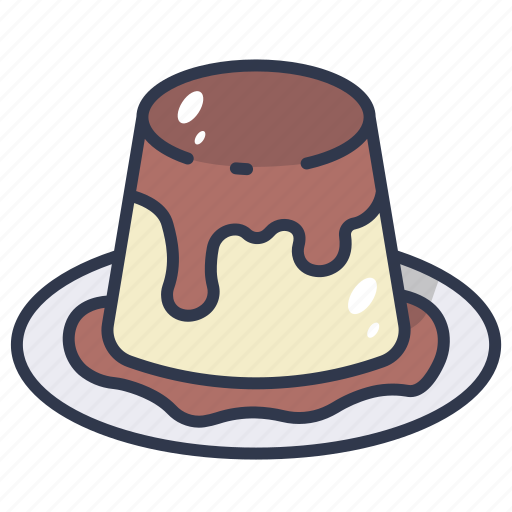 Creamy, dessert, homemade, pudding, sweet icon - Download on Iconfinder