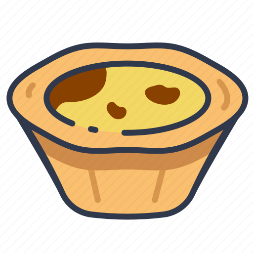 Bakery, dessert, egg, sweet, tart icon - Download on Iconfinder