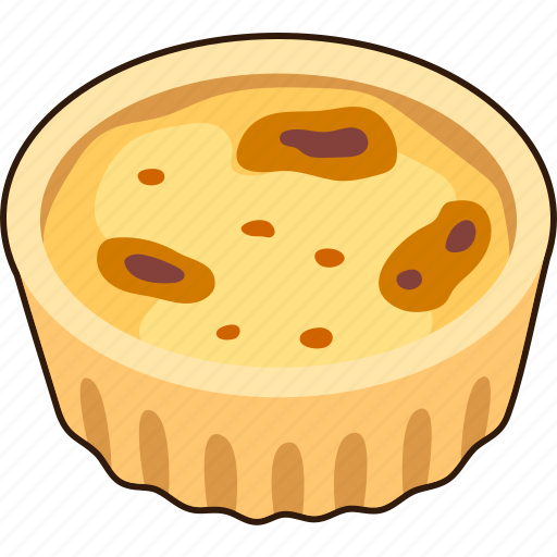 Tart, egg, food, sweet icon - Download on Iconfinder
