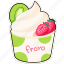 froyo, frozen, yogurt, dessert, food, sweet 