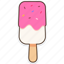 vanilla, strawberry, ice, cream, popsicles, dessert, food, sweet