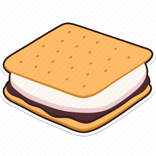 Smores, marshmallow, dessert, food, sweet icon - Download on Iconfinder