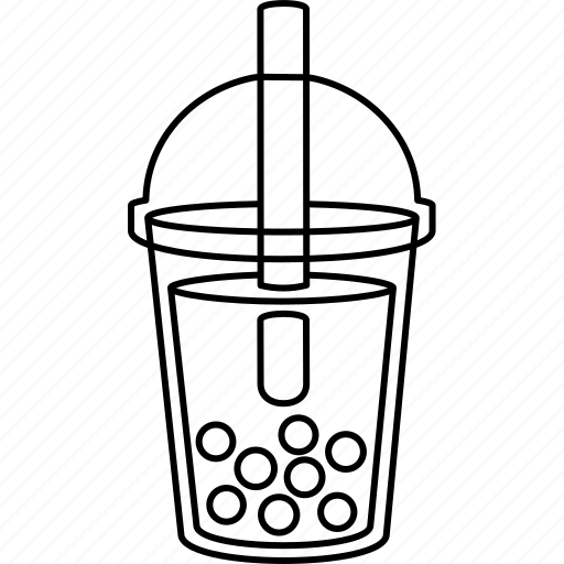 Bubble, milk, tea, dessert, food, sweet icon - Download on Iconfinder