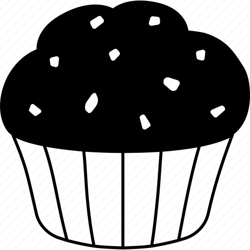 Muffin, chocolate, chip, dessert, food, sweet icon - Download on Iconfinder