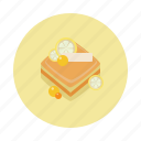 cake, dessert, food, lemon, sdesign, sweet, yellow 