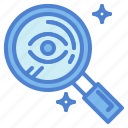 detective, glass, magnifying, search, zoom