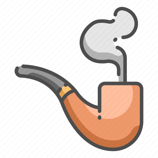 Antique, classic, detective, pipe, retro, smoke, tobacco icon - Download on Iconfinder