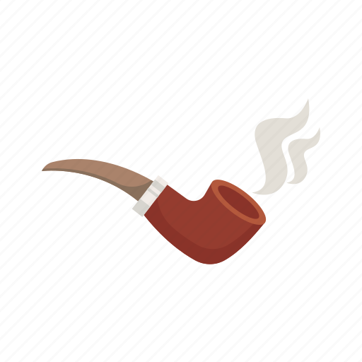 Smoking, pipe, flat, icon, detective, set, work icon - Download on Iconfinder
