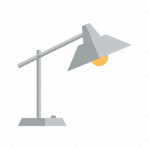Lamp, furniture, flat, icon, detective, set, work icon - Download on Iconfinder