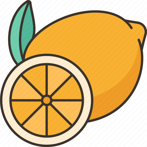 Lemon, fruit, citrus, lemonade, sour icon - Download on Iconfinder
