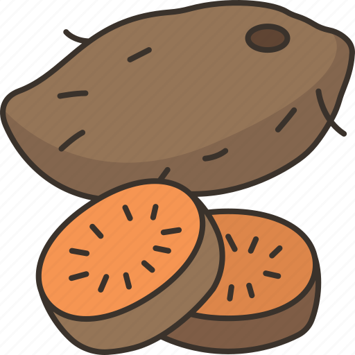 Potatoes, sweet, vegetable, ingredient, agriculture icon - Download on Iconfinder