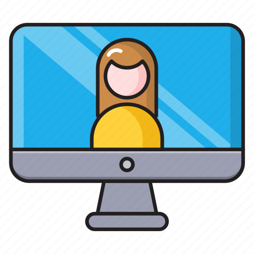 Account, lcd, profile, screen, user icon - Download on Iconfinder