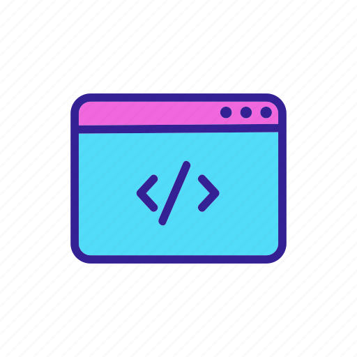 Computer, contour, developer, programming, software icon - Download on Iconfinder