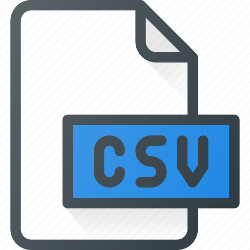 Csv, development, extension, file, programing, type icon - Download on Iconfinder