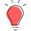 business, idea, light, lightbulb, solution 