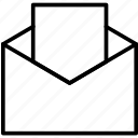 letter, communication, send, message, mail, document, inbox, alphabet, email