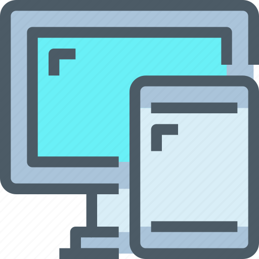 Computer, device, mobile, responsive, smartphone, technology icon - Download on Iconfinder