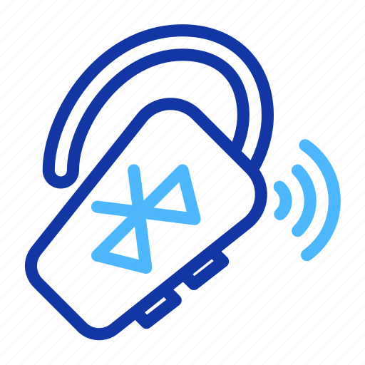 Bluetooth, headset, audio, technology, device, gadget, headphones icon - Download on Iconfinder