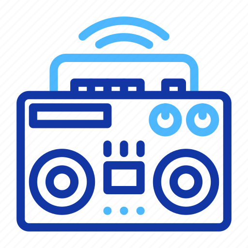 Radio, music, technology, device, gadget, electronic, audio icon - Download on Iconfinder