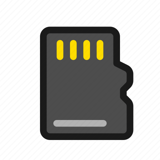 Memory, card, data, storage, flash, drive, micro icon - Download on Iconfinder