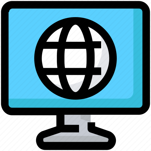 Device, entertainment, globe, internet, news, television icon - Download on Iconfinder