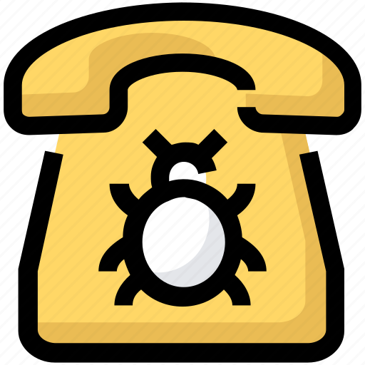 Bug, call, device, phone, spy, telephone icon - Download on Iconfinder