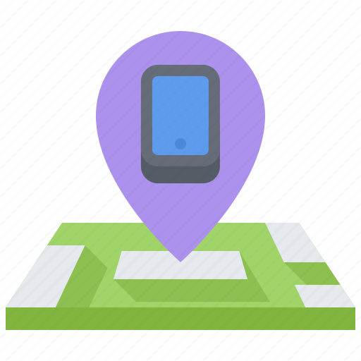 Appliance, device, electronics, gadget, location, map, phone icon - Download on Iconfinder