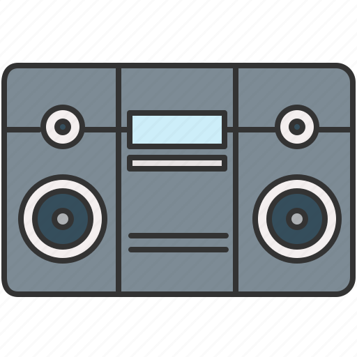 Audio, boombox, device, music, sound icon - Download on Iconfinder