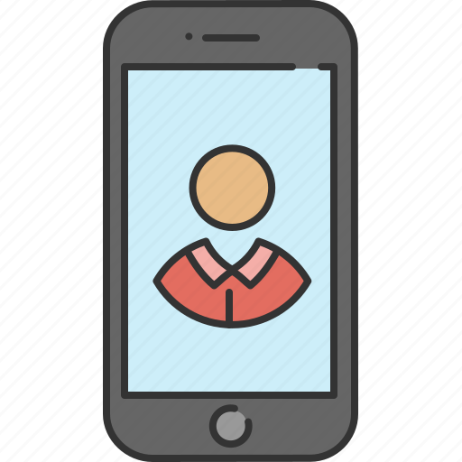Contact, device, phone, profile, smart, technology icon - Download on Iconfinder