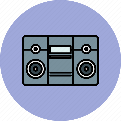 Audio, boombox, device, entertainment, music, sound icon - Download on Iconfinder