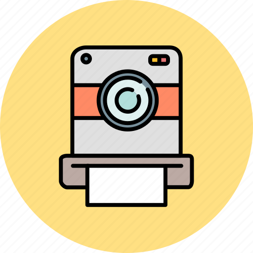 Camera, device, image, picture, polaroid, vintage icon - Download on Iconfinder
