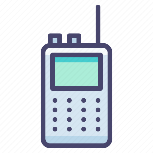 Communication, equipment, portable, radio, talkie, walkie, wireless icon - Download on Iconfinder