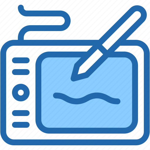Pen, tablet, graphic, design, illustration, technology, art icon - Download on Iconfinder