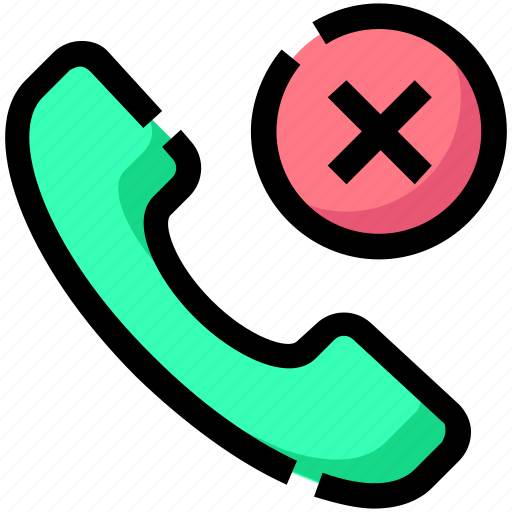 Call, delete, device, handset, phone icon - Download on Iconfinder