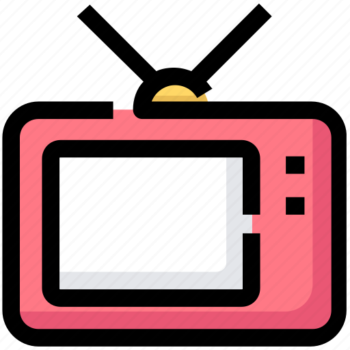 Broadcast, device, entertainment, television, tv, watch icon - Download on Iconfinder