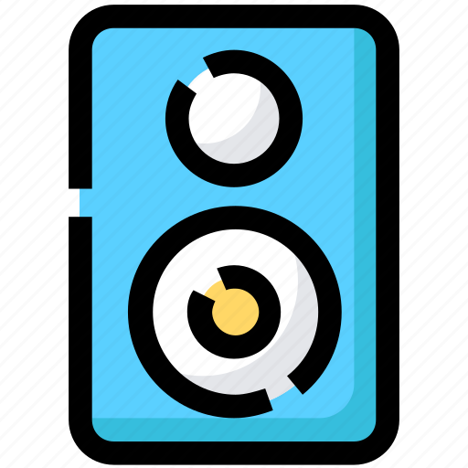 Audio, device, monitor, music, speaker, woofer icon - Download on Iconfinder