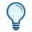 bulb, idea, lamp, creative, light 